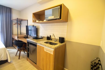 Studio à venda com 25m², 1 quarto e sem vagaCozinha