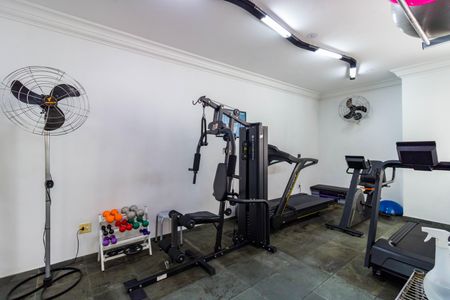 Apartamento para alugar com 168m², 3 quartos e 3 vagas Apartamento para alugar com 168m², 3 quartos e 3 vagasÁrea comum - Academia