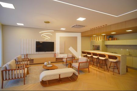 Casa de condomínio à venda com 128m², 3 quartos e 2 vagasÁrea comum - Salão de festas