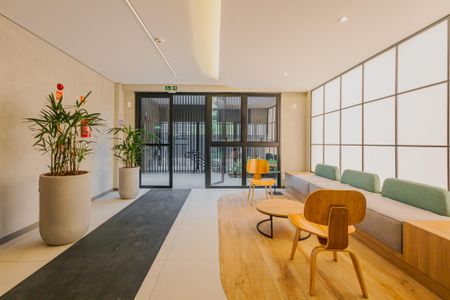 Apartamento para alugar com 27m², 1 quarto e sem vagaÁrea comum - Hall social