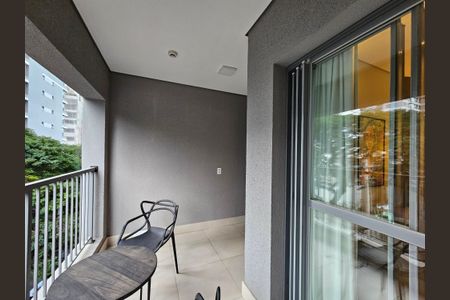 Studio para alugar com 32m², 1 quarto e sem vagaVaranda