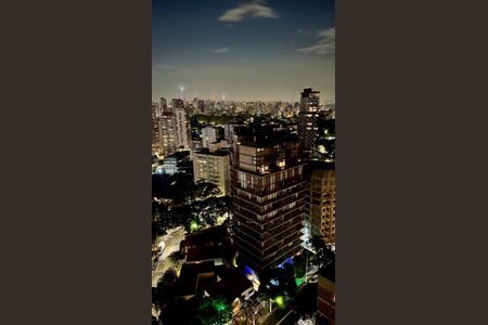 Apartamento à venda com 122m², 3 quartos e 2 vagasVista da sacada 