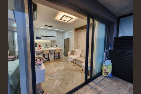 Apartamento para alugar com 44m², 1 quarto e 1 vaga Apartamento para alugar com 44m², 1 quarto e 1 vagaVaranda