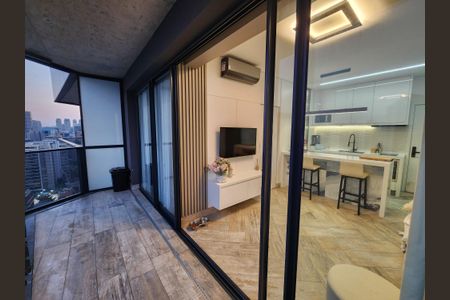 Apartamento para alugar com 44m², 1 quarto e 1 vaga Apartamento para alugar com 44m², 1 quarto e 1 vagaVaranda