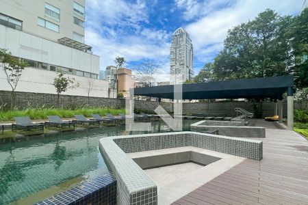 Apartamento para alugar com 44m², 1 quarto e 1 vaga Apartamento para alugar com 44m², 1 quarto e 1 vagaÁrea comum - Piscina