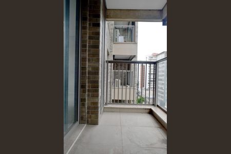 Studio à venda com 38m², 1 quarto e 1 vagaVaranda