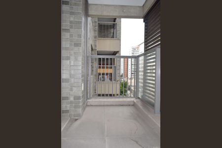 Studio à venda com 38m², 1 quarto e 1 vagaVaranda