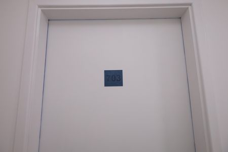 Apartamento à venda com 35m², 2 quartos e sem vagaPorta do apartamento