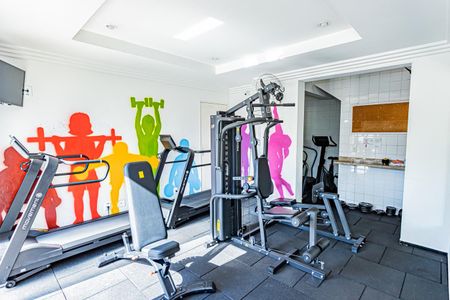 Apartamento à venda com 49m², 2 quartos e 1 vaga Apartamento à venda com 49m², 2 quartos e 1 vagaÁrea comum - Academia