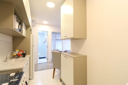 Apartamento para alugar com 33m², 2 quartos e sem vagaCozinha e Área de Serviço