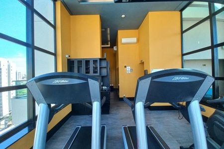 Apartamento para alugar com 40m², 1 quarto e 1 vaga Apartamento para alugar com 40m², 1 quarto e 1 vagaÁrea comum - Academia