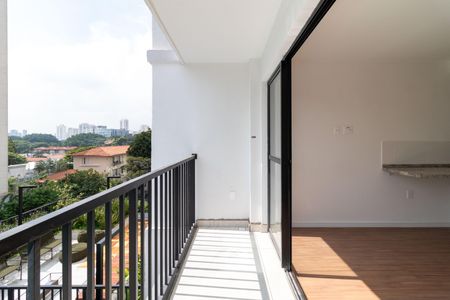 Studio à venda com 26m², 1 quarto e sem vagaVaranda