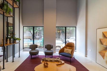 Studio à venda com 26m², 1 quarto e sem vagaÁrea comum - Hall social