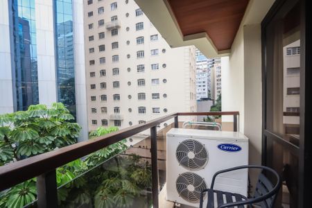 Studio à venda com 40m², 1 quarto e 1 vagaVaranda