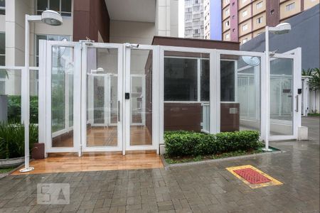 Apartamento à venda com 36m², 1 quarto e 2 vagasFachada e portaria