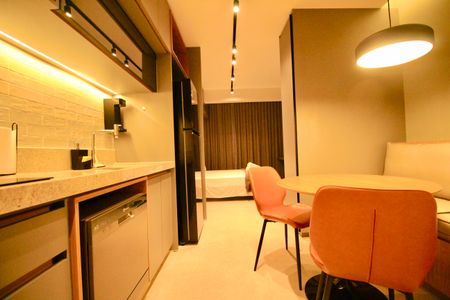 Studio para alugar com 28m², 1 quarto e 1 vagaStudio