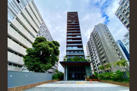 Studio para alugar com 28m², 1 quarto e 1 vagaFachada