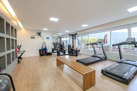 Studio para alugar com 27m², 1 quarto e sem vaga Studio para alugar com 27m², 1 quarto e sem vagaÁrea comum - Academia