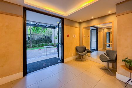 Apartamento à venda com 34m², 1 quarto e 1 vaga Apartamento à venda com 34m², 1 quarto e 1 vagaHall social