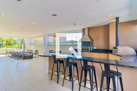 Apartamento à venda com 34m², 1 quarto e 1 vagaChurrasqueira