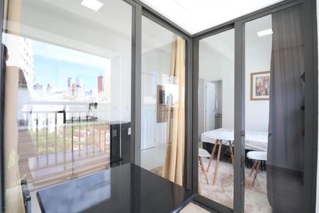 Studio à venda com 30m², 1 quarto e sem vagaVaranda