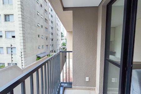 Studio para alugar com 32m², 1 quarto e sem vagaVaranda