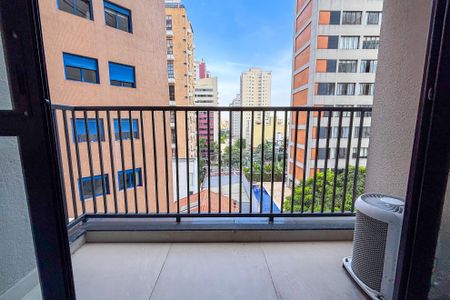 Studio para alugar com 39m², 1 quarto e sem vagaVaranda