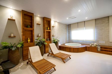 Apartamento para alugar com 86m², 2 quartos e 2 vagas Apartamento para alugar com 86m², 2 quartos e 2 vagasÁrea Comum - Sauna