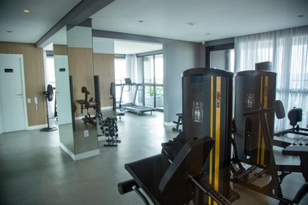 Studio para alugar com 29m², 1 quarto e 1 vaga Studio para alugar com 29m², 1 quarto e 1 vagaAcademia