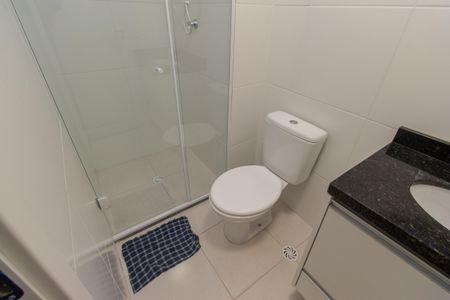 Apartamento para alugar com 27m², 1 quarto e sem vaga Apartamento para alugar com 27m², 1 quarto e sem vagaBanheiro da Suíte