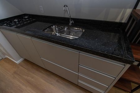 Apartamento para alugar com 27m², 1 quarto e sem vaga Apartamento para alugar com 27m², 1 quarto e sem vagaCozinha e Área de Serviço