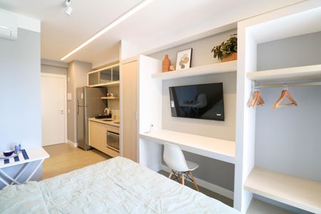 Apartamento para alugar com 27m², 1 quarto e sem vaga
