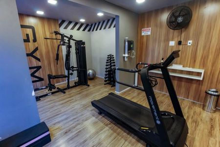 Apartamento para alugar com 27m², 1 quarto e sem vaga Apartamento para alugar com 27m², 1 quarto e sem vagaÁrea comum - Academia