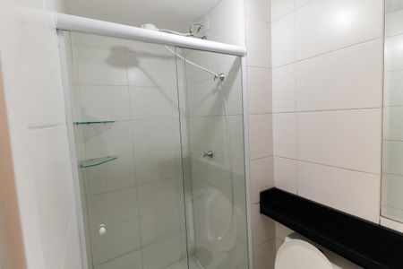 Apartamento para alugar com 27m², 1 quarto e sem vaga Apartamento para alugar com 27m², 1 quarto e sem vagaBanheiro da Suíte