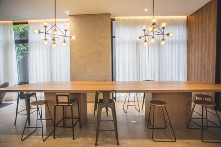 Apartamento para alugar com 27m², 1 quarto e sem vagaHall social