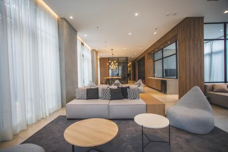 Apartamento para alugar com 27m², 1 quarto e sem vagaHall social