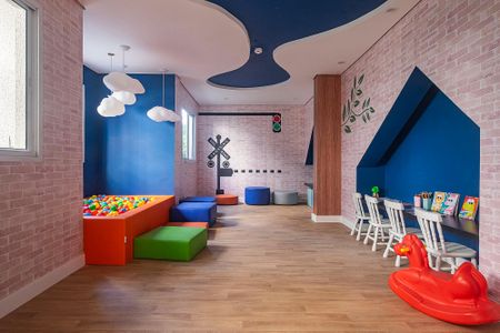 Apartamento à venda com 38m², 1 quarto e sem vaga Apartamento à venda com 38m², 1 quarto e sem vagaÁrea comum - Brinquedoteca