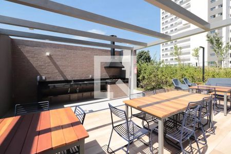 Apartamento à venda com 27m², 1 quarto e sem vaga Apartamento à venda com 27m², 1 quarto e sem vagaÁrea comum - Churrasqueira