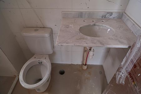 Apartamento à venda com 53m², 2 quartos e 1 vaga Apartamento à venda com 53m², 2 quartos e 1 vagaBanheiro da Suíte - Detalhe