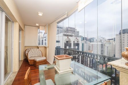 Apartamento para alugar com 136m², 2 quartos e 3 vagasVaranda da Sala