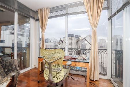 Apartamento para alugar com 136m², 2 quartos e 3 vagasEscritório da Sala