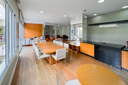 Studio para alugar com 32m², 1 quarto e 1 vagaSalão de Festas
