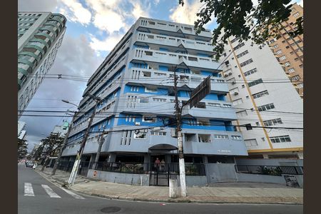 Fachada do Prédio de apartamento para alugar com 1 quarto, 45m² em Centro, São Vicente