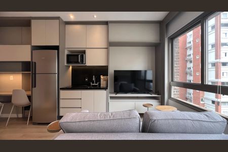 Studio à venda com 26m², 1 quarto e sem vagaSala
