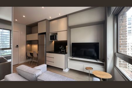 Studio à venda com 26m², 1 quarto e sem vagaSala