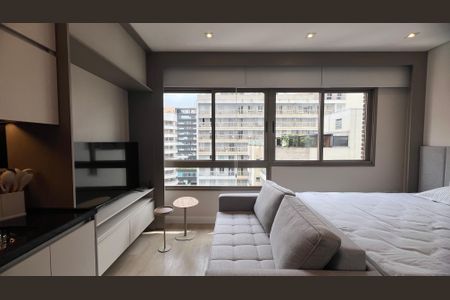 Studio à venda com 26m², 1 quarto e sem vagaSala