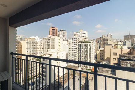 Studio à venda com 37m², 1 quarto e sem vagaVaranda