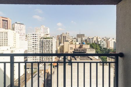 Studio à venda com 37m², 1 quarto e sem vagaVaranda