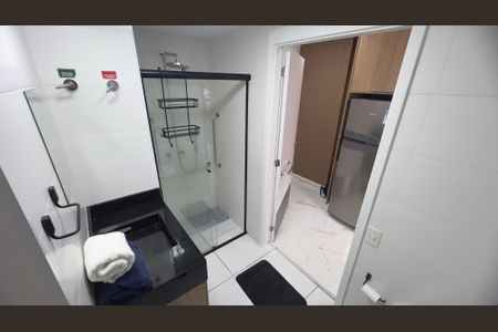 Studio para alugar com 26m², 1 quarto e sem vaga Studio para alugar com 26m², 1 quarto e sem vagaBanheiro