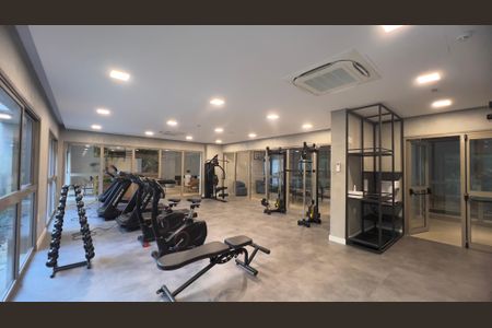 Studio para alugar com 26m², 1 quarto e sem vaga Studio para alugar com 26m², 1 quarto e sem vagaÁrea comum - Academia